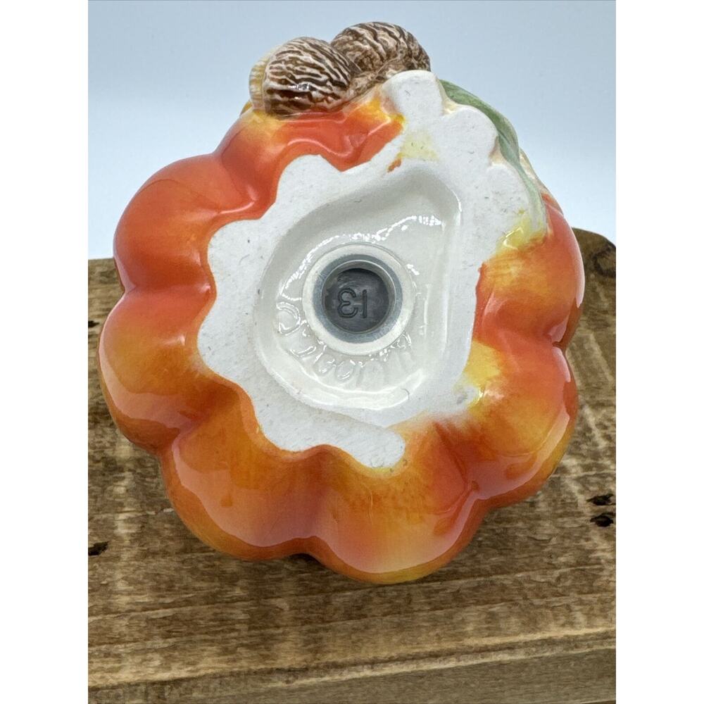 Vintage Gourd Pumpkin Salt & Pepper Shakers Thanksgiving Fall Table Decor Spice - Picture 13 of 15